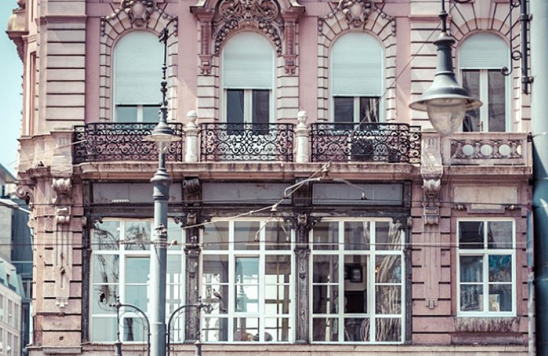 The stage, super chic studio in Budapest