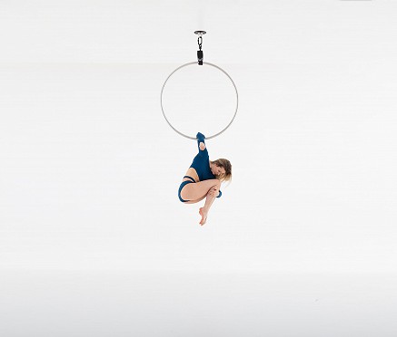 Lupit hoop/lyra stainless steel, tube diameter 30mm, convertible connection points (3 in 1- none, single, twin), 3 outer diameters