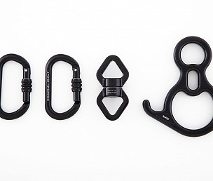 Lupit Aerial silk rigging set (2x carabiner + 1x swivelL + 1x figure 8)