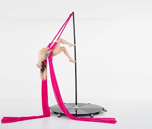 Lupit silk for stage, hot pink, 7m