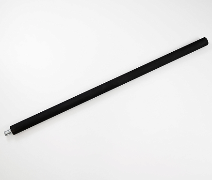 Lupit flying pole extension, rubber black, 1050 mm, 45mm