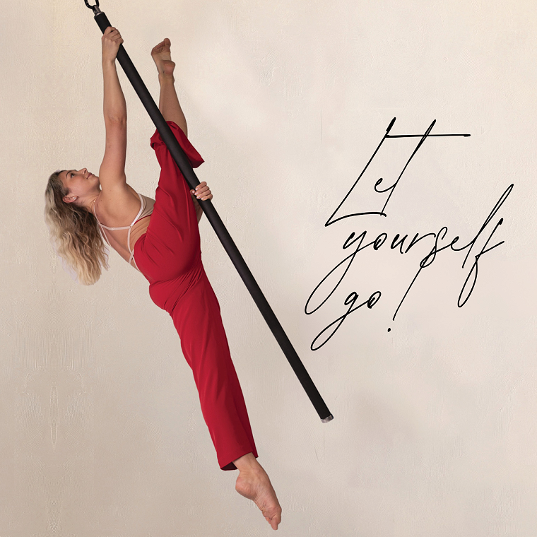 Lupit flying pole classic, rubber black, 45 mm