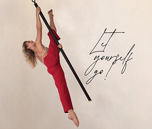 Lupit flying pole classic, rubber black, 45 mm