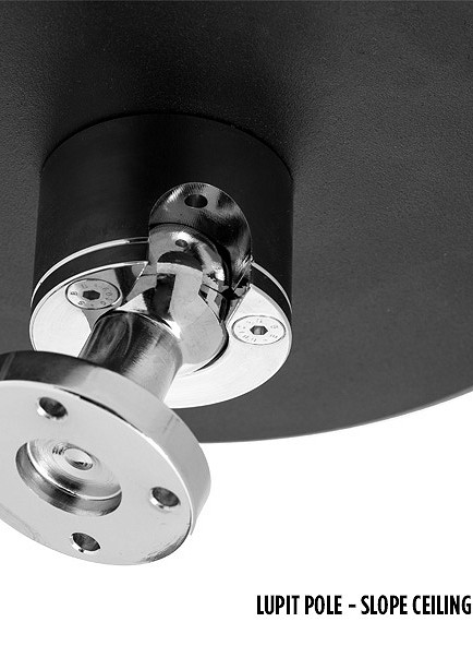 Soporte para techos inclinados lupit pole classic / diamond g2 de fácil ajuste