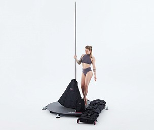 Lupit pole stage, quick lock, stainless steel, short legs 45mm + carry bags, integrated silk mount Lupit pole stage, quick lock, stainless steel, short legs 45mm + carry bags, integrated silk mount