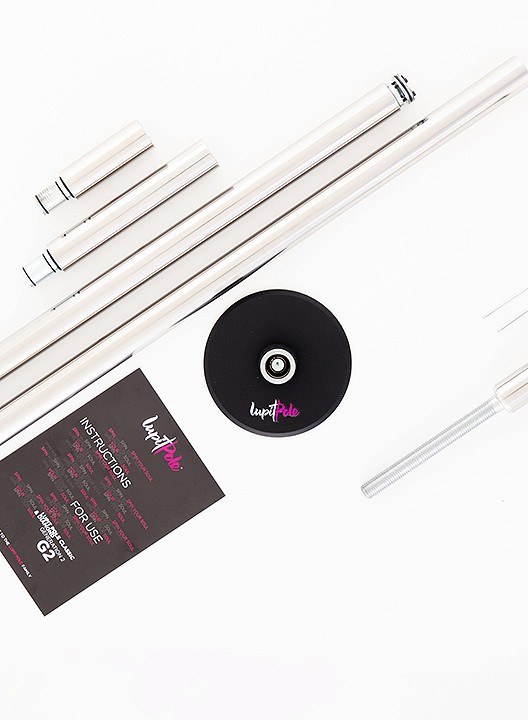 Barra Lupit pole Classic G2, bloqueo rápido, acero inoxidable, 42mm